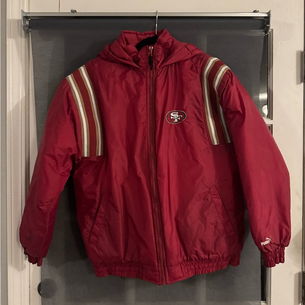 Youth XL Red 49ers Jacket with Logo